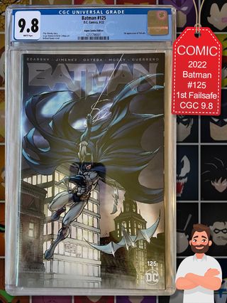 🦇❗️Comic Batman #125 / 1st FileSafe  👉 CGC 9.8