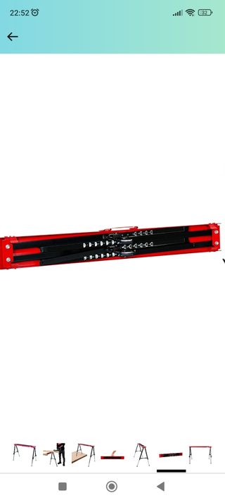 Caballete 150kg plegable y regulable