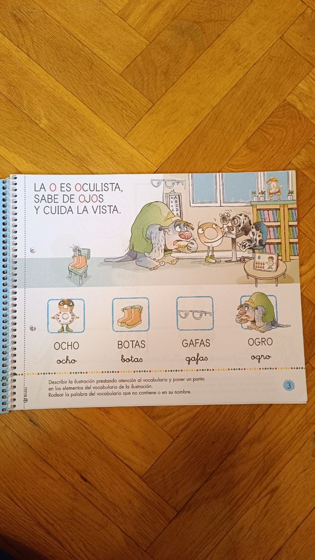 Lectoescritura Letras divertidas N° 4