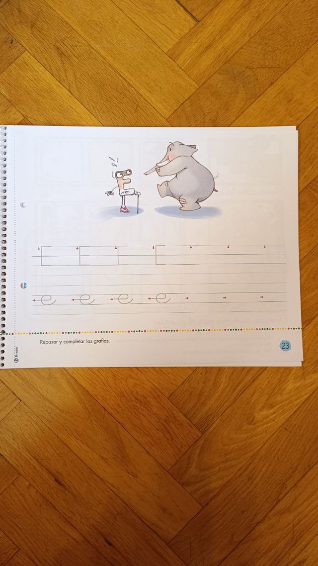 Lectoescritura Letras divertidas N° 4