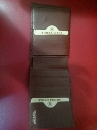 Billetera de piel Valleverde