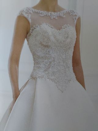 Vendo vestido de novia.