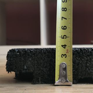 4 Losetas de caucho 1 x 0,5 metros (4).