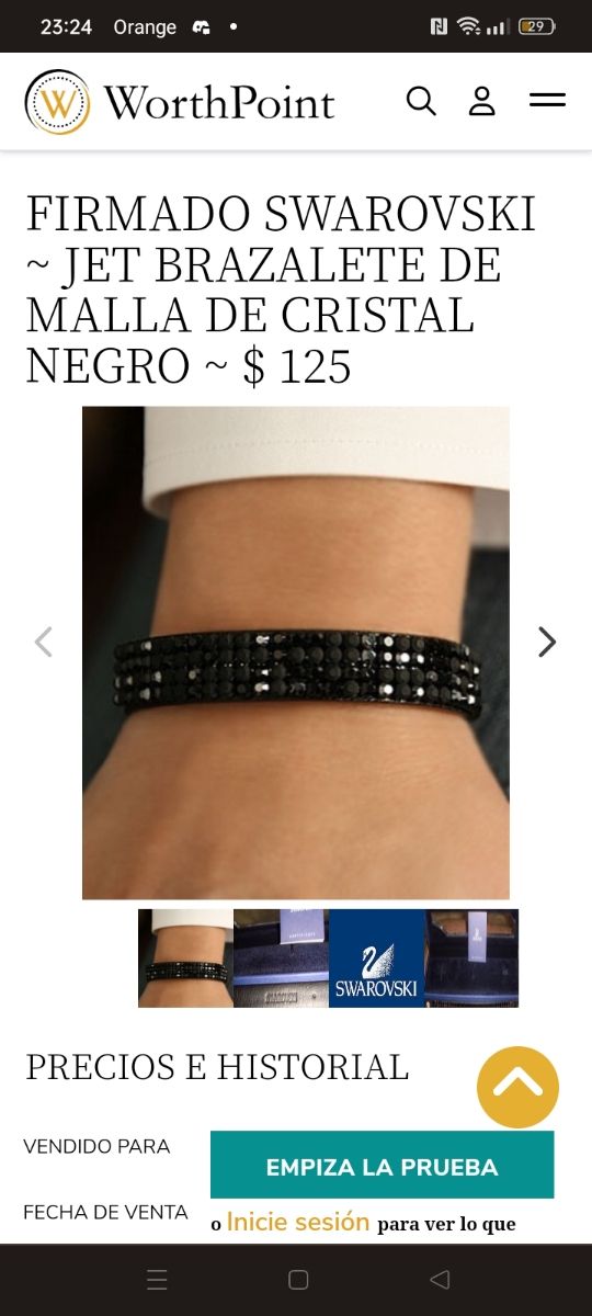 leather bracelet swarovski