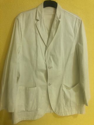 chaqueta verano blanca
