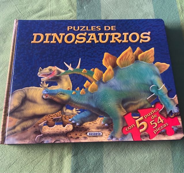 Libro con puzzles Dinosaurios