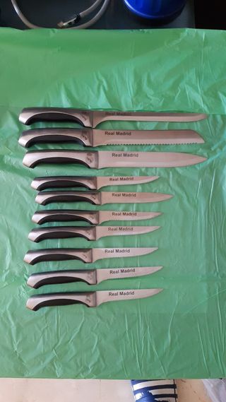 Colección cuchillos Real Madrid CF