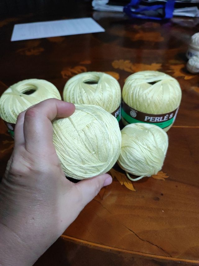 gomitoli puro cotone Perlé