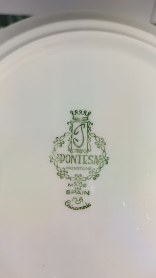 Vajilla Pontesa (hecha en España)