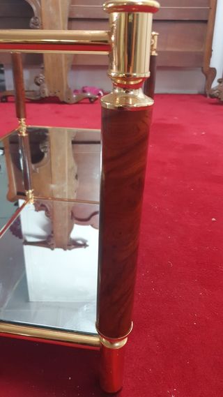 Mesita baja de cristal