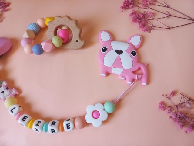 Chupetero personalizado + Regalo bola Navidad