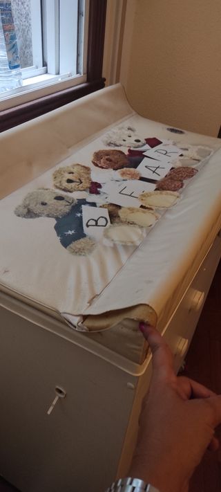 Mueble bañera cambiador