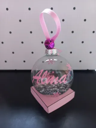 Chupetero + Regalo bola de Navidad personalizada