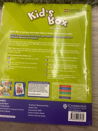 5 PRIM KID’S BOX .ISBN 978-84-8323--499-0