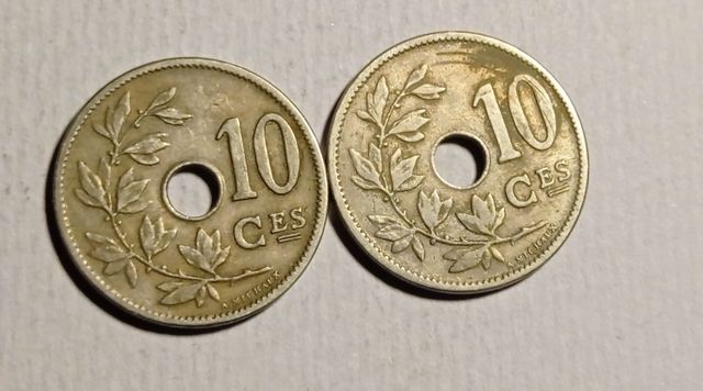 Bélgica 10 céntimos 1905 KM#52