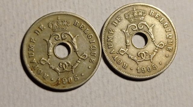 Bélgica 10 céntimos 1905 KM#52