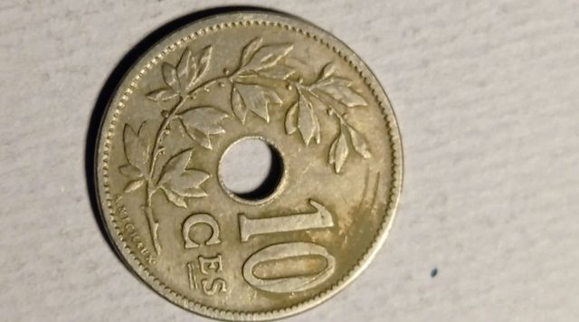 Bélgica 10 céntimos 1905 KM#52