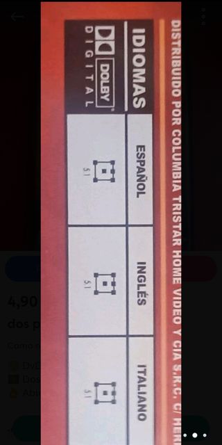 Lote 4 DVD 📀 Películas Top