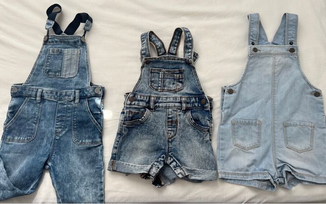 3 Monos vaqueros niño