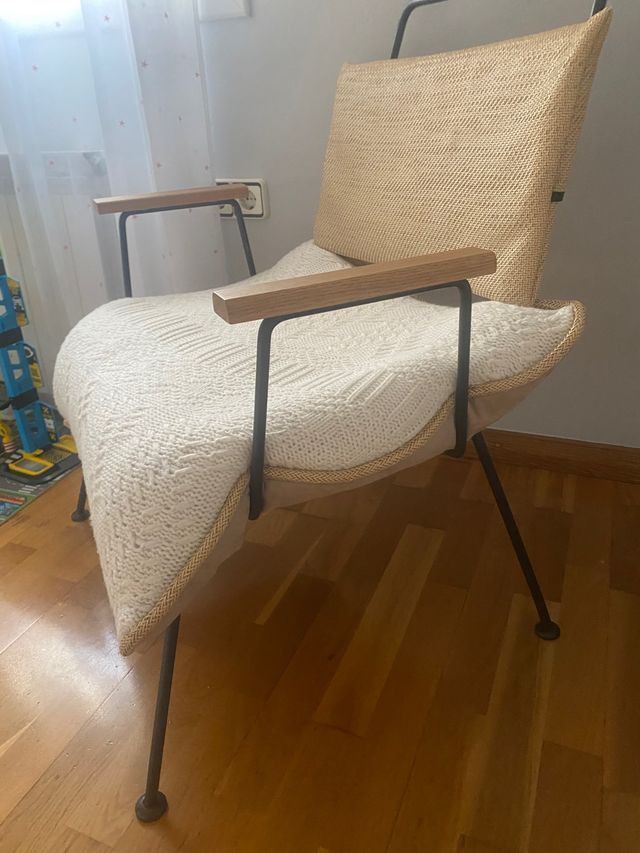 Silla - sillón con asiento de tejido