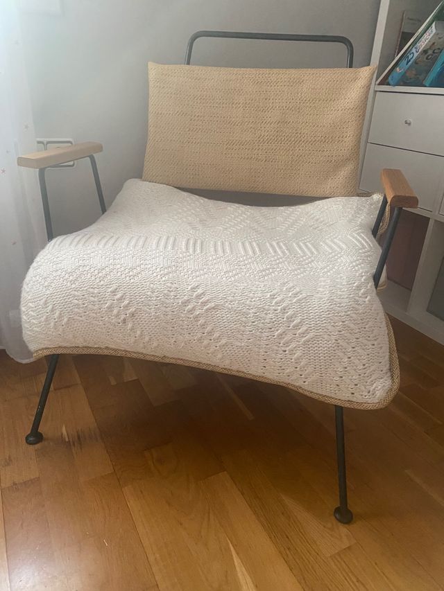 Silla - sillón con asiento de tejido