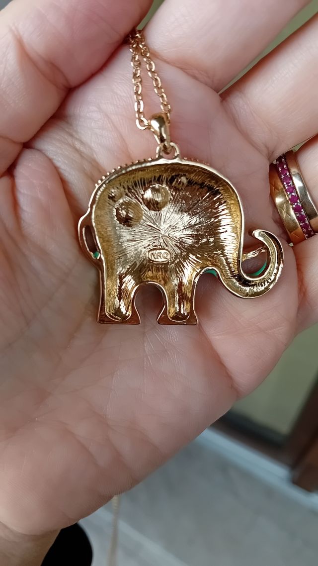 Collana vintage elefante 🐘