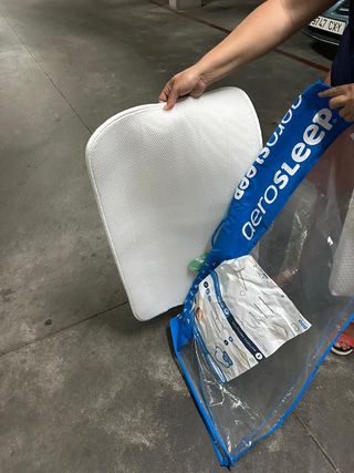 aerosleep funda y colchón minicuna