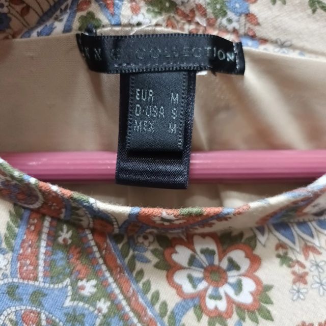 Vestido Mango Cachemir-fruncido en cintura-talla M