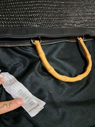 BOLSO MUJER NEGRO STRADIVARIUS