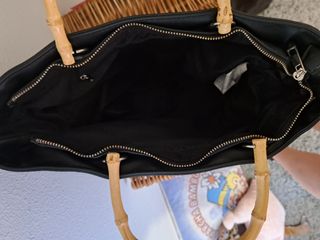 BOLSO MUJER NEGRO STRADIVARIUS