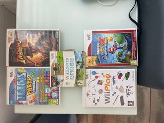 Consola wii con mandos y juegos