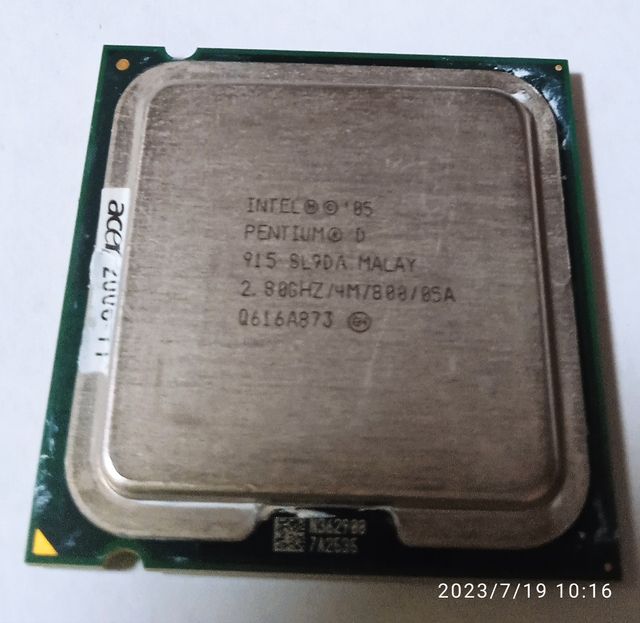 Intel Pentiun 05 D915 2,80 GHZ