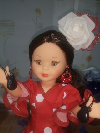 Nancy reedición vestida de Flamenca artesanal