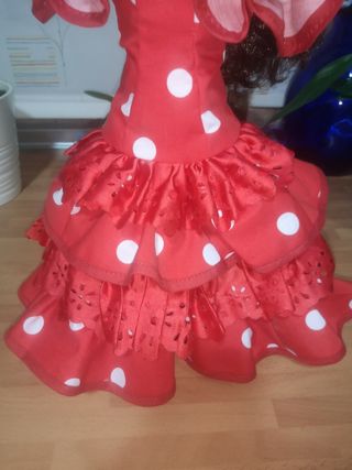 Nancy reedición vestida de Flamenca artesanal