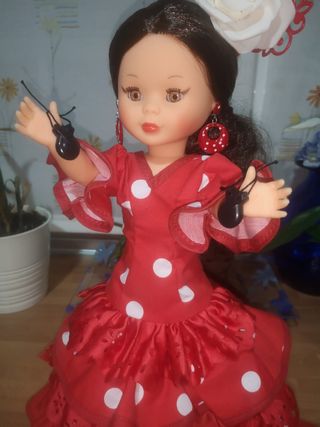 Nancy reedición vestida de Flamenca artesanal