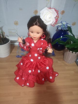 Nancy reedición vestida de Flamenca artesanal