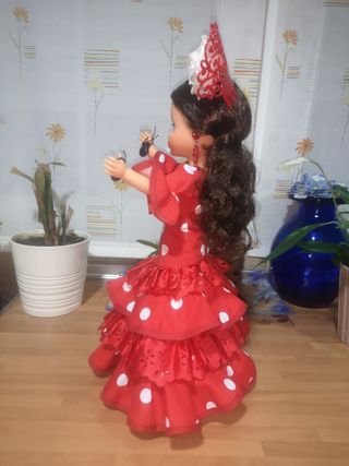 Nancy reedición vestida de Flamenca artesanal