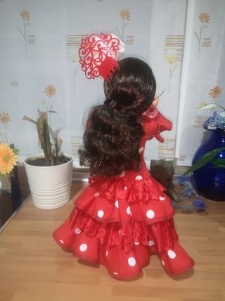 Nancy reedición vestida de Flamenca artesanal