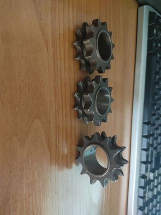 Piñones doble mobylette