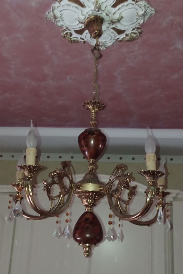 Lampadario+lumetti+lume grande