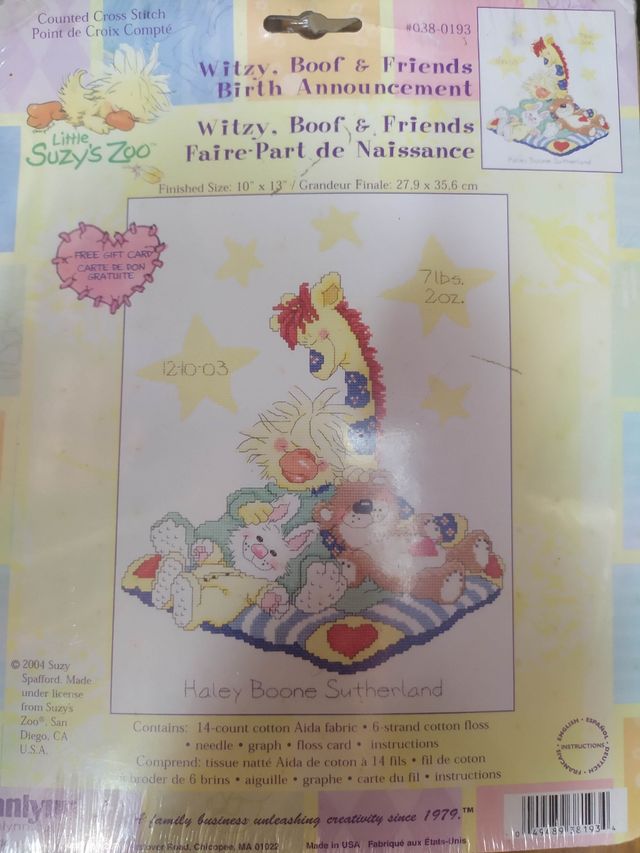 Kit punto de cruz. Varios modelos.