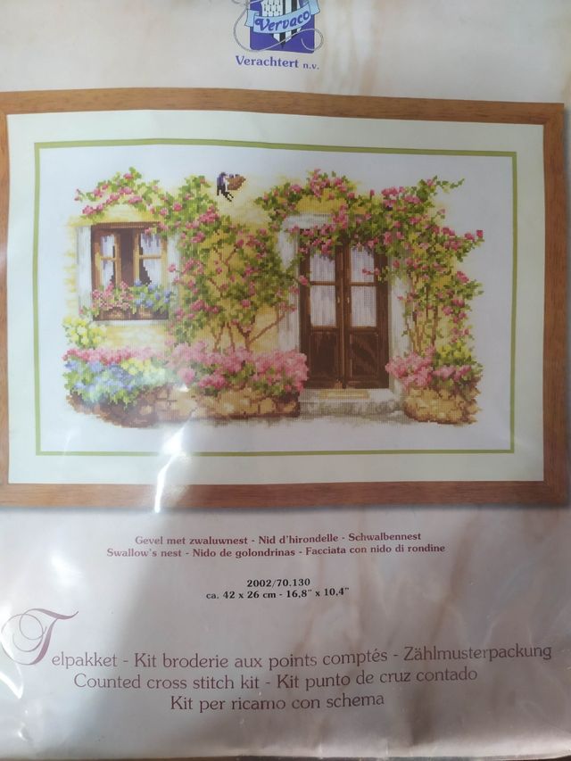 Kit punto de cruz. Varios modelos.