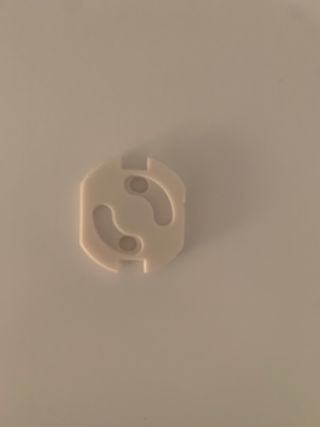 Protector enchufes blanco