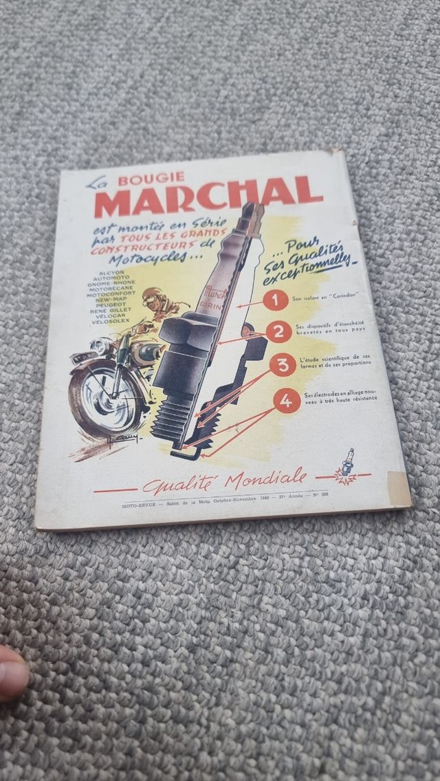 revista moto revue salón de la moto 1949