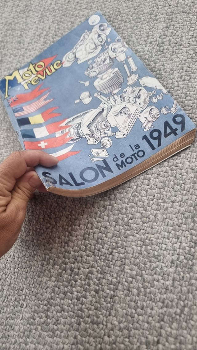 revista moto revue salón de la moto 1949