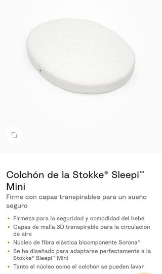 Stokke colchón minicuna