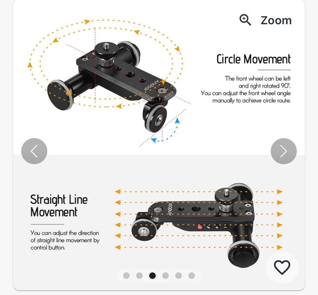 Soporte deslizador cámaras
