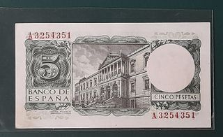 5 Pesetas 1954 ¡SC! Serie A (Alfonso X el Sabio)