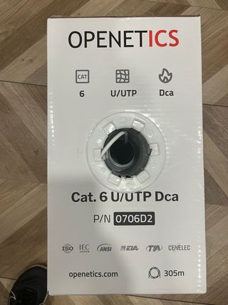 Cable utp categoría 6