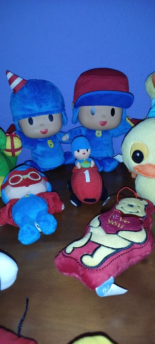 Bambole Collezione POCOYO e DISNEY. Sono 9 peluches